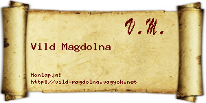 Vild Magdolna névjegykártya